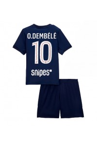 Fotbalové Dres Paris Saint-Germain Ousmane Dembele #10 Dětské Domácí Oblečení 2025-26 Krátký Rukáv (+ trenýrky)